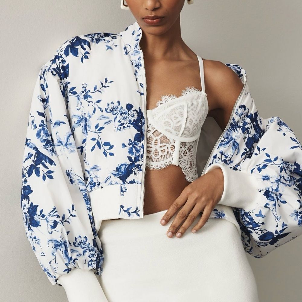 Anthropologie | By Anthropologie Cropped Bomber Jacket | Size: XS PETITE - Picture 7 of 7